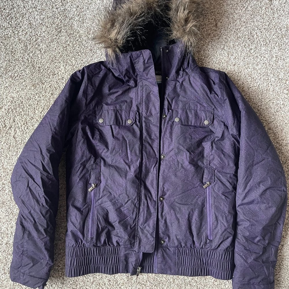 NWOT Columbia Jacket Size Small Purple & Black